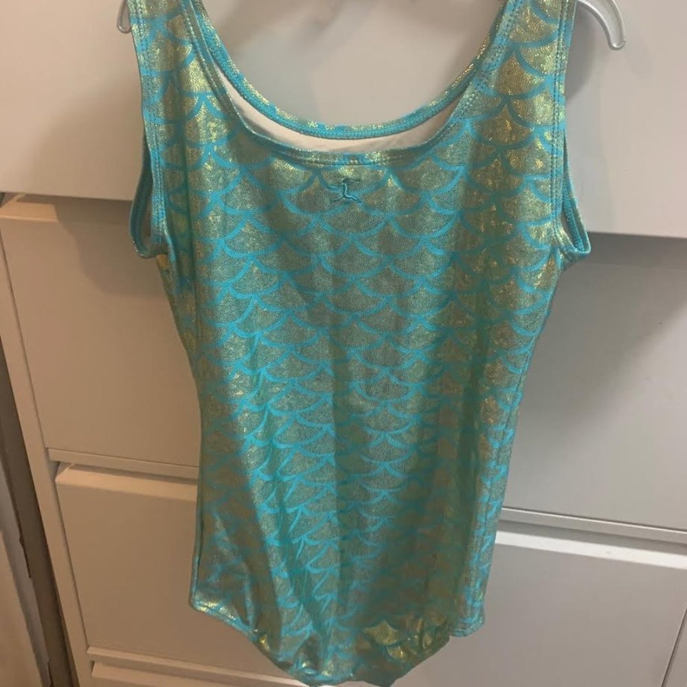 Danskin Girls mermaid leotard size 14-16